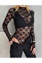 New Station Transparent Lace Blouse - 6