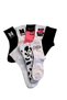 Unisex 8-Piece Series Bts Black Pink Korean College Tennis Socks