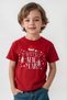Red Color Kids T-Shirt Happy New Year 2026 New Year Gift Christmas New Year's Day Printed T-Shirt