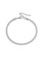 Stainless Steel Italian Scrunch Chain Unisex Bracelet 3 mm 20+5 cm - 2