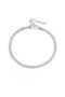 Stainless Steel Italian Scrunch Chain Unisex Bracelet 3 mm 20+5 cm