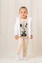 Baby Girl Hooded Bow Rain Cover Set of 3 - 4