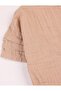 Muslin Jumpsuit Organic Short Sleeve Summer Jumpsuit Camel - 5