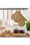 2-Piece Oven Mitt and Pot Holder Set - Multi-Functional Kitchen Essentials - 4