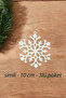 Christmas Tree Ornament Glitter Deer 2-Pack - Candy Cane 6-Pack - Glitter Snowflake 3-Pack - 6