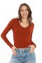 V-Neck Slim Fit T-Shirt-Tile - 3