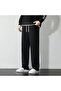Unisex Baggy Cut Straight Leg Sweatpants with Cargo Pockets - 5