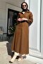 Asmin Stamp Coat Tan - 7