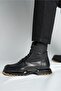 Alvaro Model Natural Leather Imported Sole Boots - 2