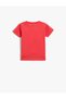Pocket Detailed Dinosaur Printed Crew Neck T-Shirt Cotton - 2