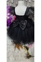 Girl's Black Sequin, Tutu Skirt & Wednesday Evening Dress - 9