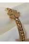 Yonca Gold Color Stainless Dorica Bracelet Steel Handcuffs - 4