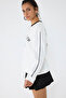 Women's Brooklyn Printed Long Sleeve T-Shirt 100% Cotton Relaxed Fit - 4