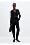 Belted Wrap Cut Jumpsuit - 2