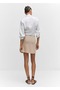 Semi-Transparent Knitwear Mini Skirt - 4