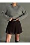 Mohair Knitted Soft Textured Loose Women's Sweater - 5