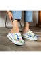 Air Sole Padded Flower Patterned Sabo Slippers - 4