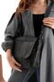 Genuine Leather Large Women's Shoulder and Messenger Bag / Large Women's Black Leather Bag - 2