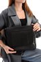 Genuine Leather Large Women's Shoulder and Messenger Bag / Large Women's Black Leather Bag - 3