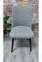 Large Oval Chair Cover Jacquard Fabric - 2