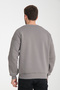 Crew Neck Embroidered Oversize Raster Basic Men's Sweatshirt - 6