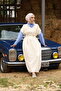 Women's Shirt Garnished Knitwear Dress - 7