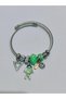 Fish Charm Steel Bracelet White-Pink-Green-Blue - 2