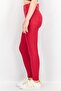 Women Regular Fit Pull On Pants, Maroon - 2