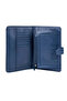 Leather Travel Wallet - Midnight Blue - 4