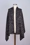 Zebra Patterned Knitwear Shawl - 2