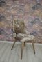Velvet Chair Cover with Arms, Milk Coffee Color - 3