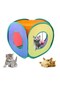 Cat House Tunnel with 3 Outlets Folding Rainbow 3 Outlet Cat Dog Play Tunnel Pet Play Tunnel - 3