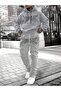 Lines Printed Unisex Oversize Tracksuit Set