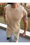 T-Shirt Breathable Anti-Sweat Cotton Mesh T-Shirt Oversize Tshirt Zero Sleeve T-Shirt Singlet - 5