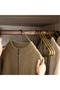 24Pcs Triangle Gold New Style Hanger Clothes Hanger Clothing Hanger Metal Modern Hanger Pants Hanger - 8