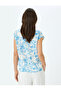 Classic Collar Double Pocket Sleeveless Printed Shirt - 4