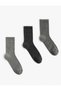 Set de 3 șosete Socket Multicolor