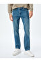 Regular Waist Cotton Straight Fit Jeans - Mark Jean - 3