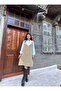 Beige Short Stamp V-Neck Gilet Dress - 2