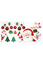Static Paper Christmas Glass Ornaments Sticker 50X100 cm (Model 4) - 2