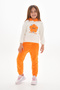 Girl'S, Plush, Fleece, Hooded, Embroidery Detailed, Set Rb-704 - 2