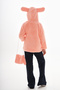 Girl'S, Plush, Hooded, Embroidery Detailed, Bag Included, Sweatshirt, Pullover Rb-703 - 7
