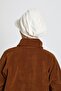 Fleece Hat with Visor, B-73Pl, Ecru - 3