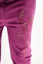 Girl'S, Velvet, Hooded, Embroidery Detailed, Top and Bottom Set Rb-755 - 8