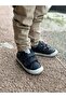 Drive Double Velcro Leather Boys' Shoes Navy Blue - 2
