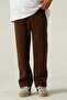 Men's Bol Cut Baggy 3-Yarn Shardooned Elastic Waist 100% Cotton Sweatpants K1035E