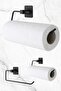 Modern Adhesive Paper Towel Holder Stainless Solo Paper Holder