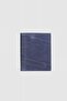 La'Graccio Paris Genuine Leather Men's Wallet Crazy Navy Blue - 6