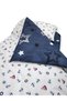 Cotton Baby/Child 70X120 Park Crib Pillow Sheet Quilt Sailor Navy Blue Starry (with Quilt) - 2