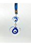 2 Pieces Heart Shaped Car Mirror Ornament Car Charm Evil Eye Protection